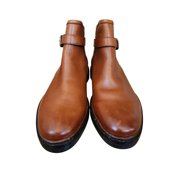 Coach Bryce Camel Brown Jodphur Ankle Boots Mens 8D Old Money Preppy Equestrian - Picture 2 of 8